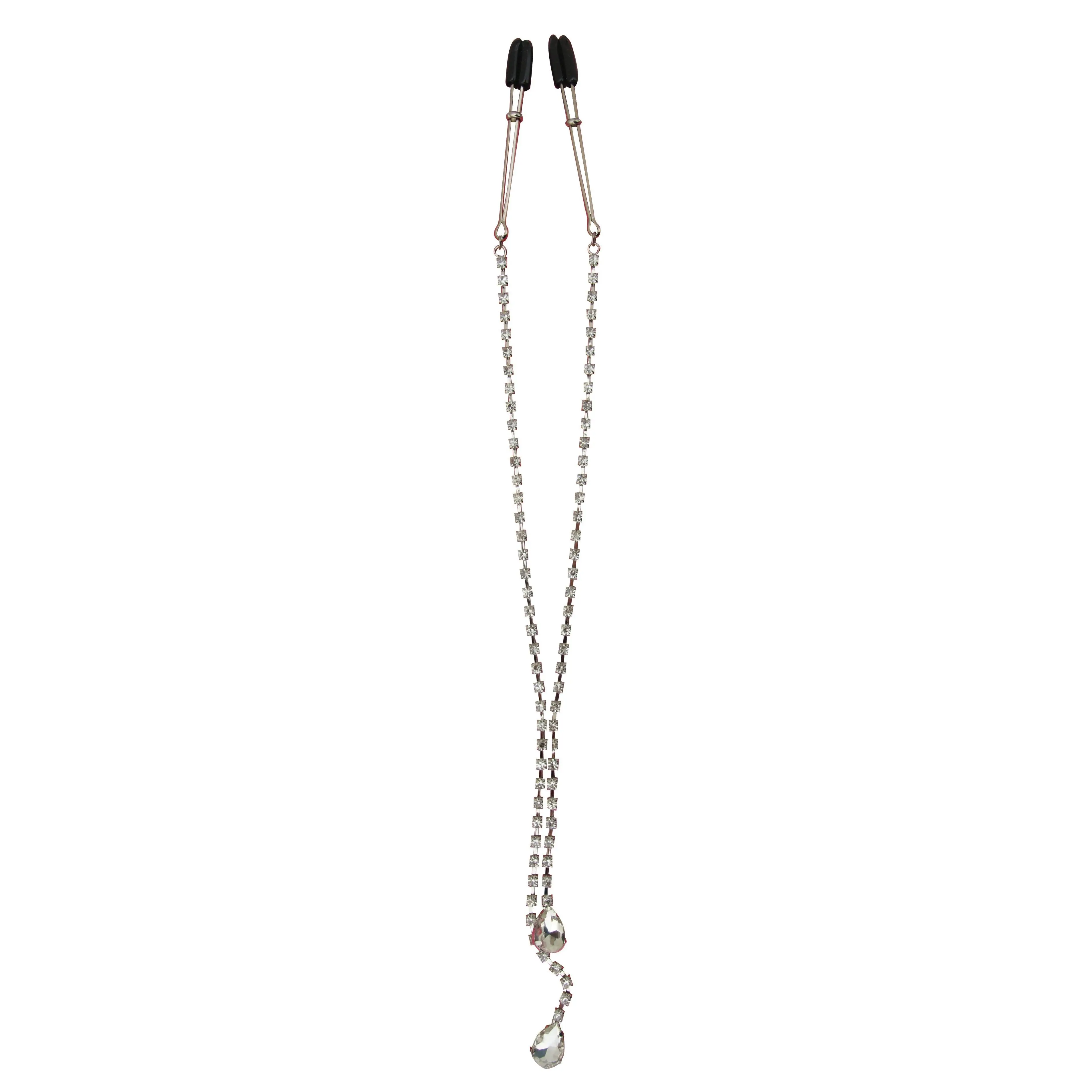 Midnight Teardrop Nipple Clips