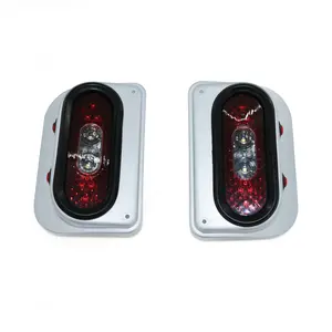 Jeep JK/JKU Wrangler Off Road LED Tail Light Kit - Raw Aluminum