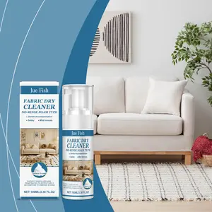 Jue Fish Fabric Sofa Cleaner, Living Room Couch Cushion Pillow Textile Universal Home Stain Removal Cleaning Liquid