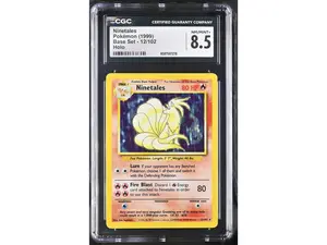 1999 Base Set #12/102 Ninetales Holo CGC 8.5