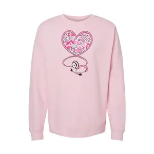 Huge Heart Stethoscope Crewneck Sweatshirt
