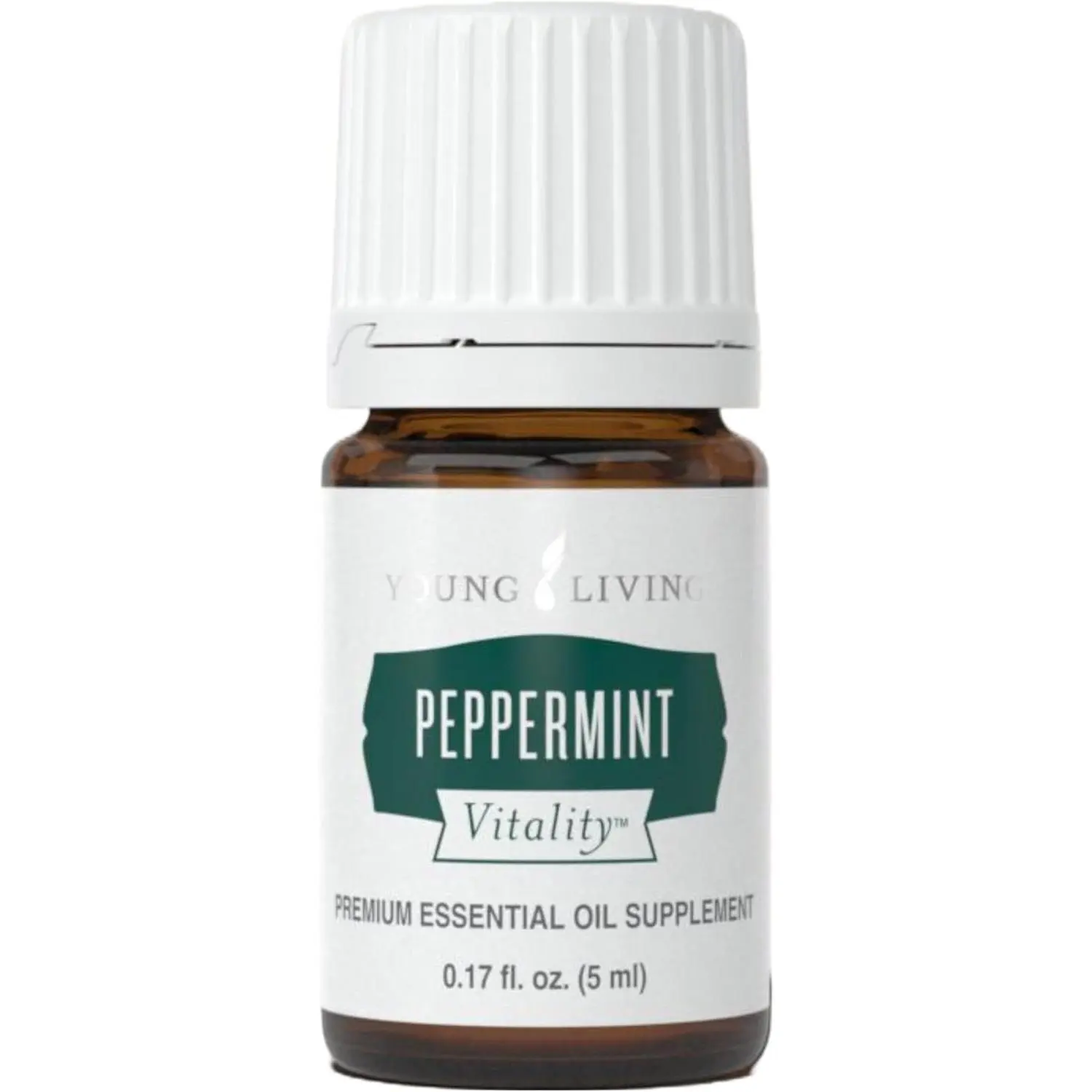 Young Living Peppermint Vitality Essential Oil | 5 ml | Dietary Supplement for Digestive Support and Refreshing Flavor Healthcare Fitness