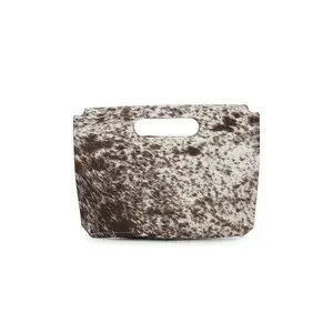 Understated Leather x REVOLVE Liar Clutch in Cow Pony Hair