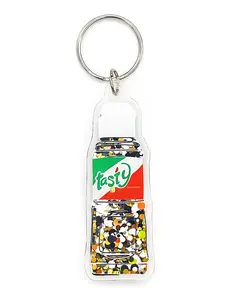 Tajin Seasoning Glitter Shaker Keychain