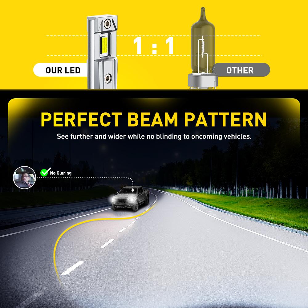 【UPGRADE SERIES】AUXITO LED Headlight Bulbs, 9005/HB3 9006/HB4 H11/H8/H9 9007/HB5 9008/H13 H4/9003 H1 H7,48000LM insane Brightness,6500K White,High/Low Beam Bulbs,60,000Hrs Long Service Life with Cooling Fans,CANBUS Ready,No Flickering ,IP68,Plug N Play 【UPGRADE SERIES】AUXITO LED Headlight Bulbs, 9005/HB3 9006/HB4 H11/H8/H9 9007/HB5 9008/H13 H4/9003 H1 H7,48000LM insane Brightness,6500K White,High/Low Beam Bulbs,60,000Hrs Long Service Life with Cooling Fans,CANBUS Ready,No Flickering ,IP68,Plug N Play