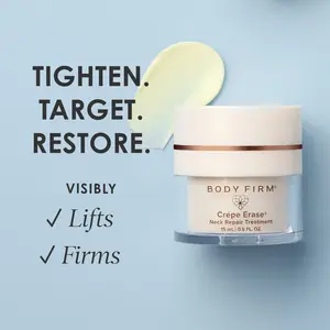 Crépe Erase by The Body Firm | Ultra-Smoothing Retinol Neck Repair Treatment | Firms, Lifts & Hydrates | Targets Crepey Texture, Wrinkles & Loss of Elasticity for a Youthful Neck