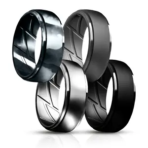 Silicone Rings 4-Pack – Unisex, Breathable, Flexible, Multicolor | Dersa