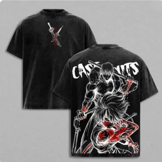 Washed T-shirt-Black