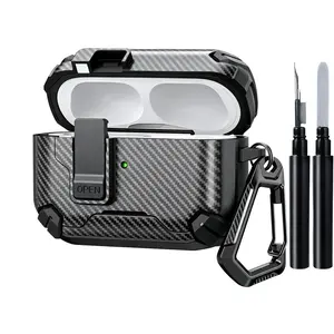 New Textured Protective Case for AirPods 2nd Generation Pro2/4th Generation Compatible for AirPods 4 4th Generation/2nd Generation Pro2/pro with Keychain Accessories Protection