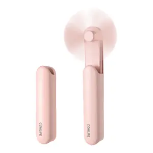 Mini Handheld Fan, USB Rechargeable Small Pocket Fan, Portable Fan for Outdoor, Travel, Office, Summer, Lash