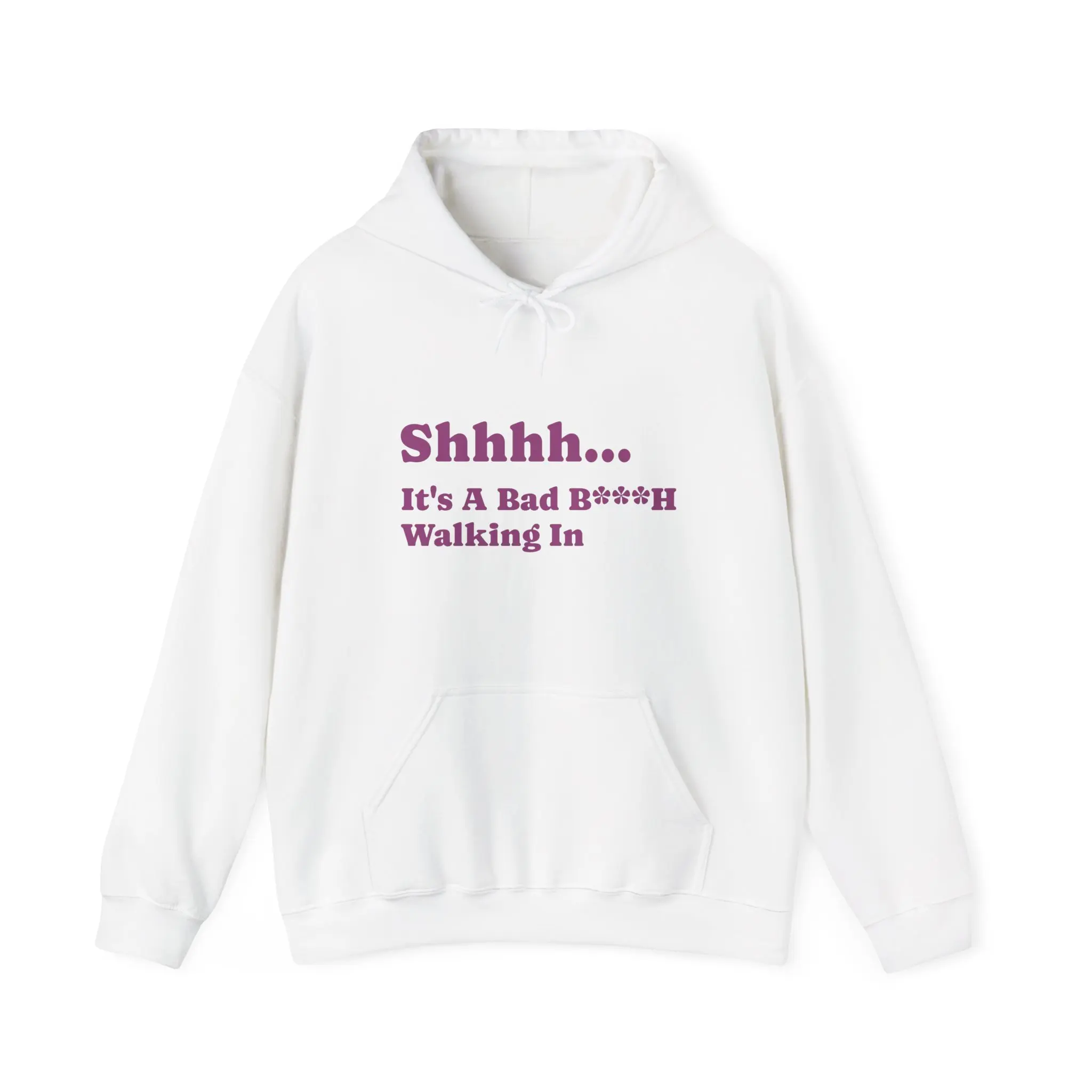 Funny Quotes Pink Hoodie for Women, Lounge Clothes Gift,  Hooded Sweatshirt, Girls Pullover, Cozy Jumper
