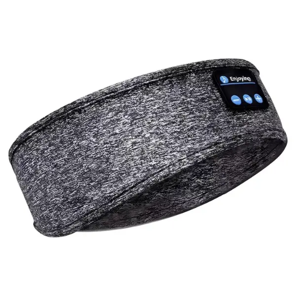 Enjoying Wireless Bluetooth Headband with HD Stereo Speakers for Sound Enhancement Soft Breathable Fabric Rechargeable Battery Up to 6 Hours Use Perfect for Cold Weather Outdoor Activities