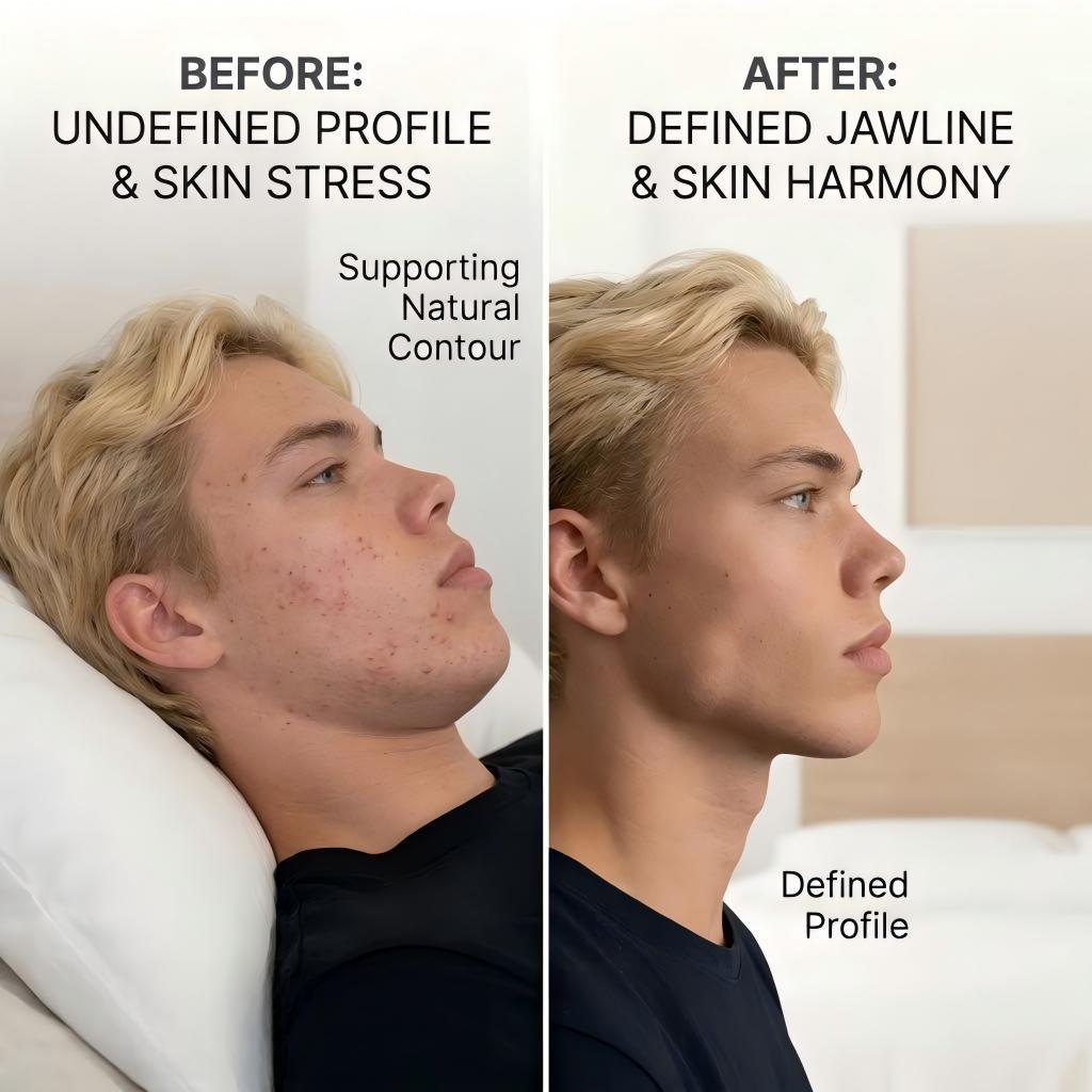 Chin-Strap Support Forward-Oriented Jaw Posture While You Sleep