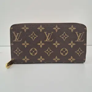 Pre-owned Louis Vuitton leather Small Leather Goods Monogram Zippy Wallet