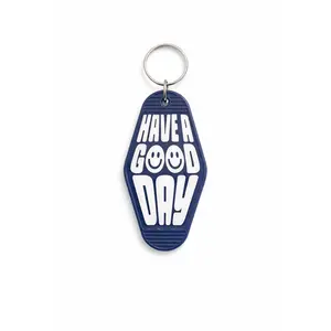 Have a Good Day Blue Motel Keychain