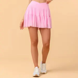 Blogilates Women's Mommy & Me Ballerina Skort - Light Pink XL