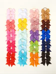 40-Piece Classic Bow Hair Ties Set, Strong Elasticity for Fine Soft Hair, Multi-Color Fits Various, Girls Ultimate Hair Accessory Collection, Hair Accessories Sets