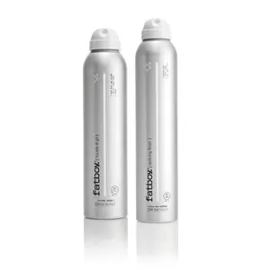 Fatboy Tousle & Go Texture Spray 6oz & Defining Finish Flexible Hold Hairspray 8oz Bundle for Volume Definition and Workable Hold