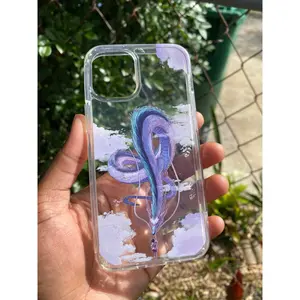 Anime Studio Ghibli Spirited Away Collage  Anime Case Clear Hard Durable Protective TPU Phone Case 15 14 13 12 S23 S22 tough case