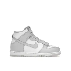 Nike Kid's Dunk High Retro White Vast Grey, from StockX