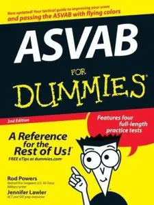 USED-ASVAB For Dummies by Rod Powers (Paperback)