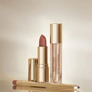 Beauty Creations Victor Guadarrama "Seduceme" Lip Trio - Luxurious Lipstick, Lip Gloss & Lip Liner Set for Radiant Look