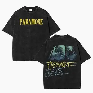 Paramore Heavy Metal Shirt, Rock Cotton T-shirt, Gift For Rock Music Lovers Gothic Punk Emo Grunge Y2K  Fabric Top Oversizedy2k,Vintage,Streetwear Christmas Thanksgiving Cyber Monday shirt y2k streetwear U