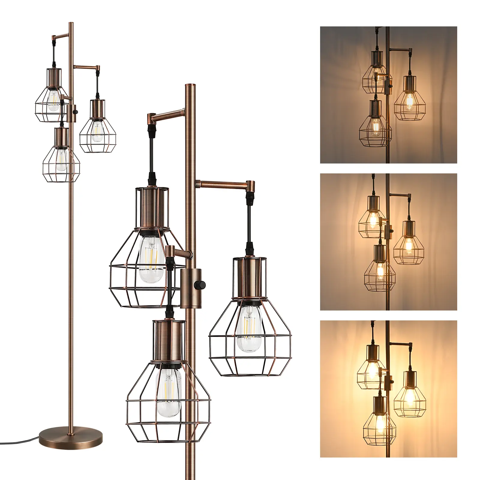 Electroplated antique bronze