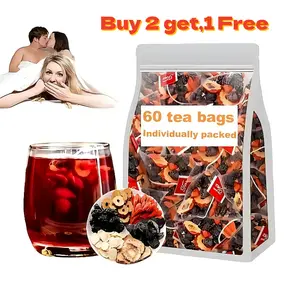 30/60/90BagKidneyTeaFormulaGinsengEightTreasure Tea,GinsengEightTreasuresTea,OrganicKidney Cleanse Tea, Traditional Healthy Kidney Cleansing TeaforMen&WomenNaturalSugar
