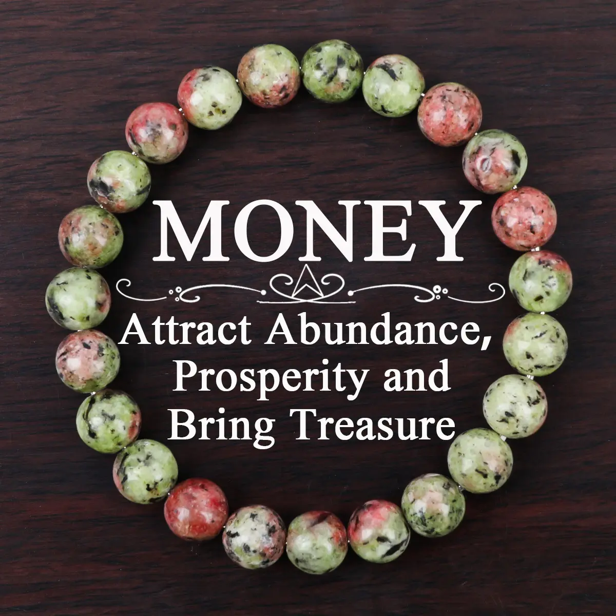 GADASLUY Women's Beaded Charm Bangle, Delicate Prosperity Jewelry to Attract Abundance and Treasure, Gift for Her, Female, Bring Treasure