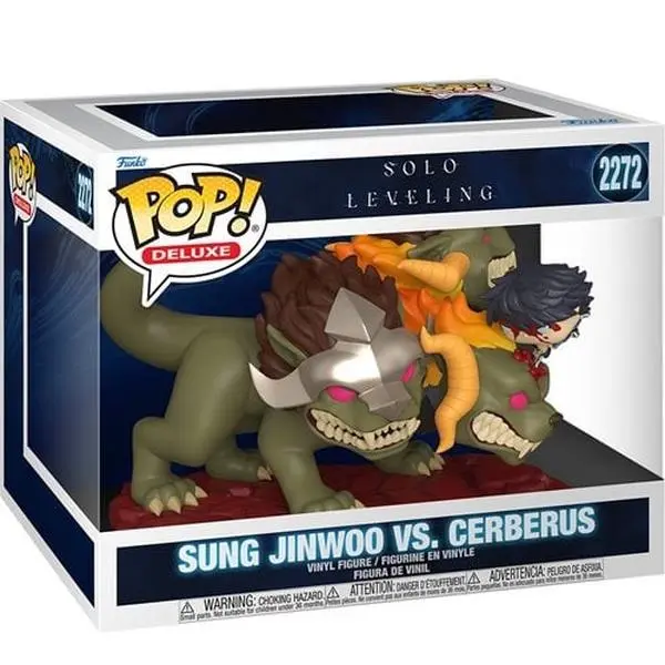 Solo Leveling Jinwoo Vs. Cerberus Deluxe Funko Vinyl Figure #2272