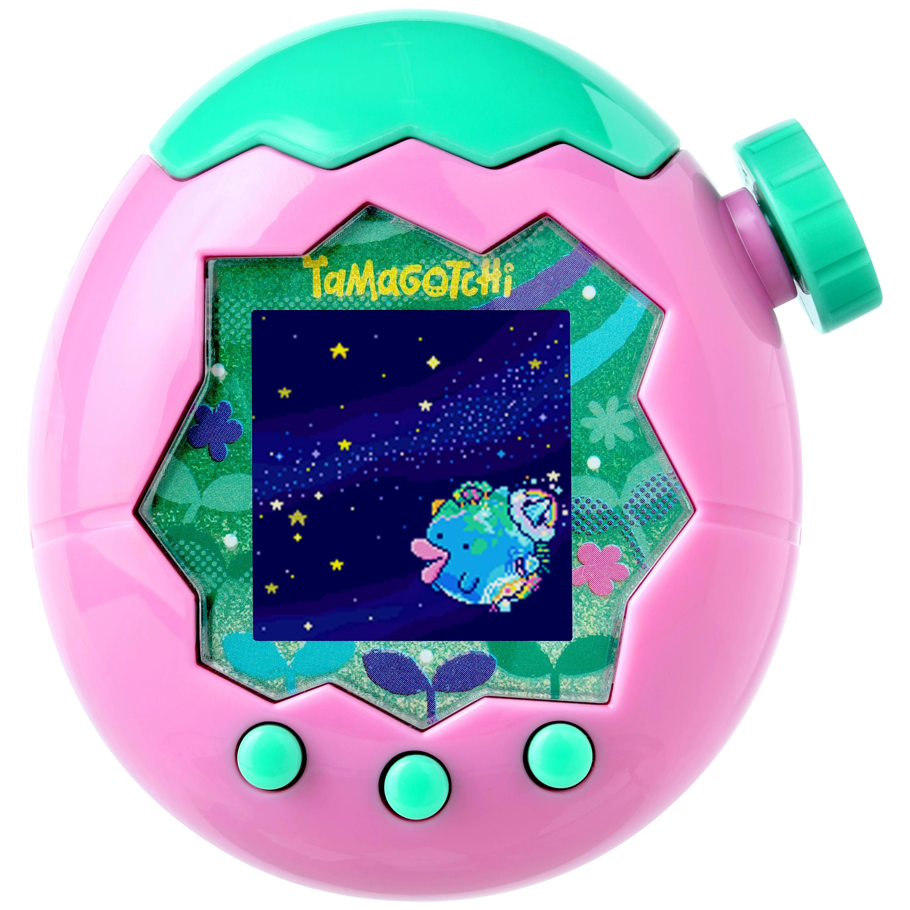 Tamagotchi Electronic Pet Machine - Happy Park Series with Sky, Land, Ocean, Forest Themes, Classic Interactive Gameplay, Portable Pocket Toy, Collectible Gift for Kids & Teens, Forest Series, All Ages, Back To School, Handheld