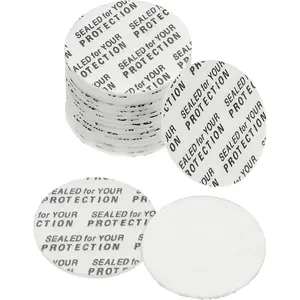 24mm/0.94" Foam Lid Liner, 150 Pack PS Foam Resistant Tamper Pressure Sensitive Seal for Bottle Cap Liners Seals