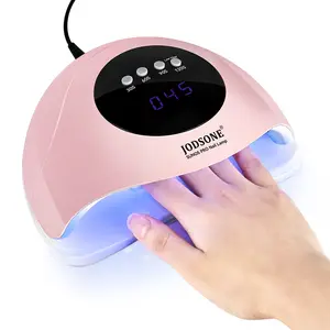 JODSONE Quick U V LED Nail Lamp with 4 Timer Settings Auto Sensor Nail Dryer Pink JODSONE Quick U V LED Nail Lamp with 4 Timer Settings Auto Sensor Nail Dryer Pink