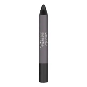 Mirabella Blackmail Eye Crayon - Waterproof Eyeshadow, Black & Gray Design, Ideal for Makeup Application