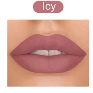 Icy Waterproof Matte Lipstick Lipgloss Makeup Cosmetic Flawless