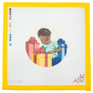 Boy with Presents - Heritage Christmas Collection Needlepoint Canvas