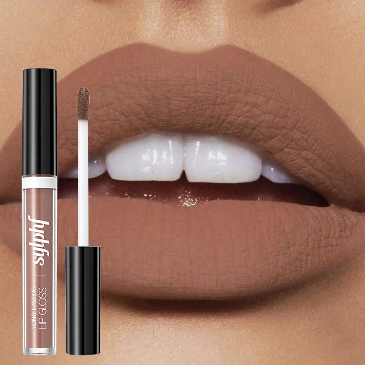 1 set of non stick cups, not easy to fade, waterproof, long-lasting matte matte matte finish, red lip color, lip gloss, Lip Products Makeup