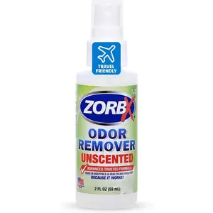Unscented Odor Eliminator for Strong Odor 2 Fl Oz Pack of 1 - Used in Hospitals & Healthcare Facilities Advanced Formula Fast-Acting Odor Remover Spray for Dog Cat House & Carpet