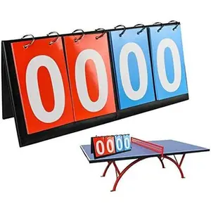 Portable Table Top Scoreboard Flipper, Multi Sports Score Flip Scoreboard