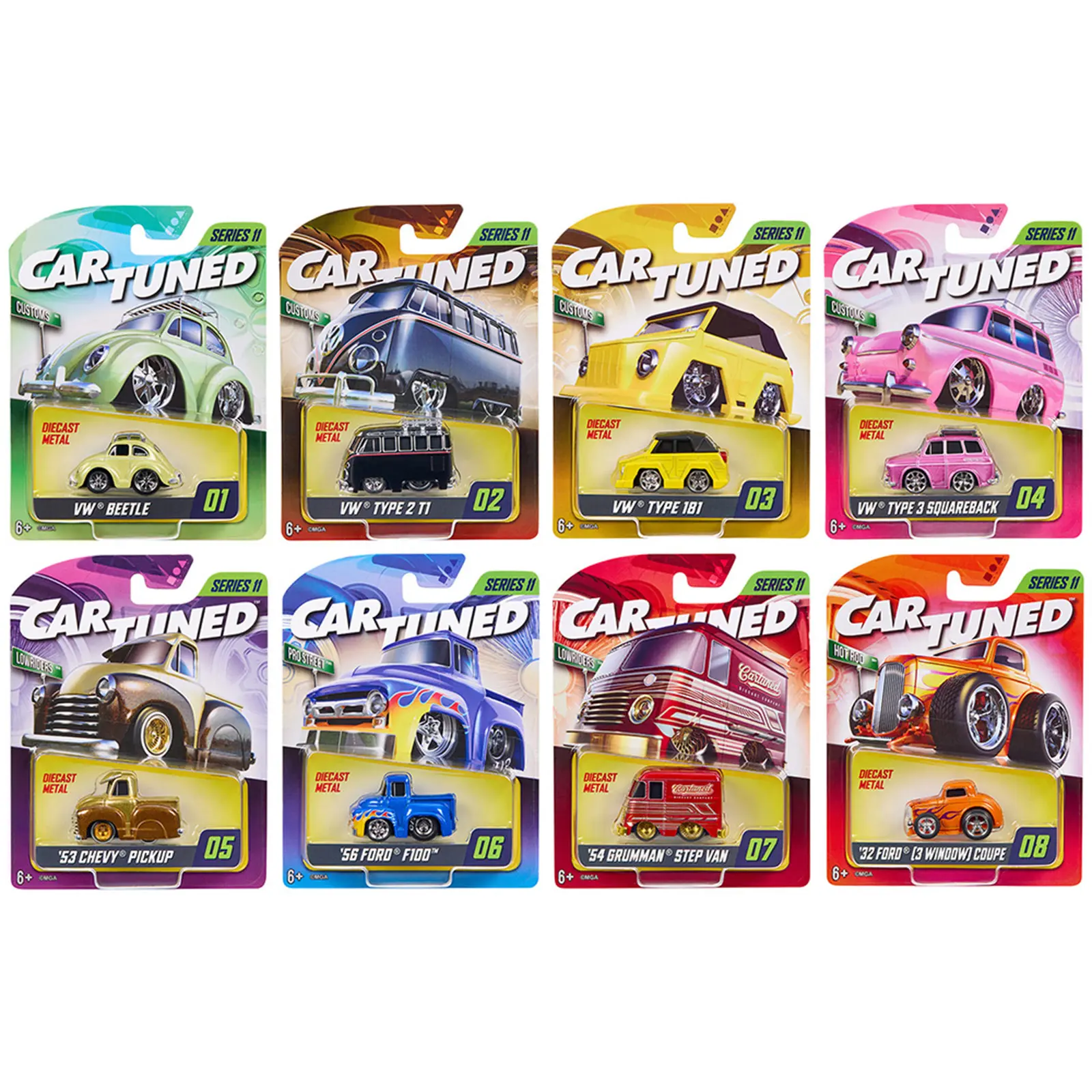 "Mainline" 2026 Series 11 Set of 8 Pieces Diecast Model Cars by CarTuned