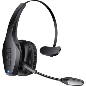Trucker  Headset,  Headset with Mic,  Headsets with Dual Noise Cancelling Microphone & Mute Button, 55Hrs Working Time PC Headsets for Cell Phones, ,  Driver