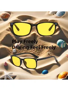 Night vision safety driving glasses - unisex - stylish design, compact and lightweight, Trendy Beach Eyewear