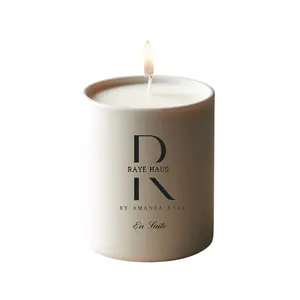 RayeHaus En Suite Candle - Citrus Agave and Honeydew Melon. Vegan Soy Wax - From The Bedroom Collection Decor Scented Perfume Aroma vegan candles coconutwax candles safe candles