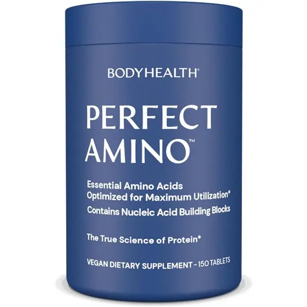Essential Amino Acids Supplement with BCAAs Supports Muscle Growth Recovery and Energy Vegan Protein Tablets 150 Count