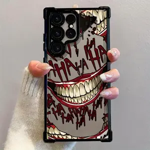 Funny Pattern Mobile Phone Case for Samsung Galaxy S25 S24 S23 S22 S21 FE Ultra Plus 4G 5G, Anti-Fall Transparent Soft Back Cover Protective Protection Smartphone Casing Cellphone Protector Shockproof