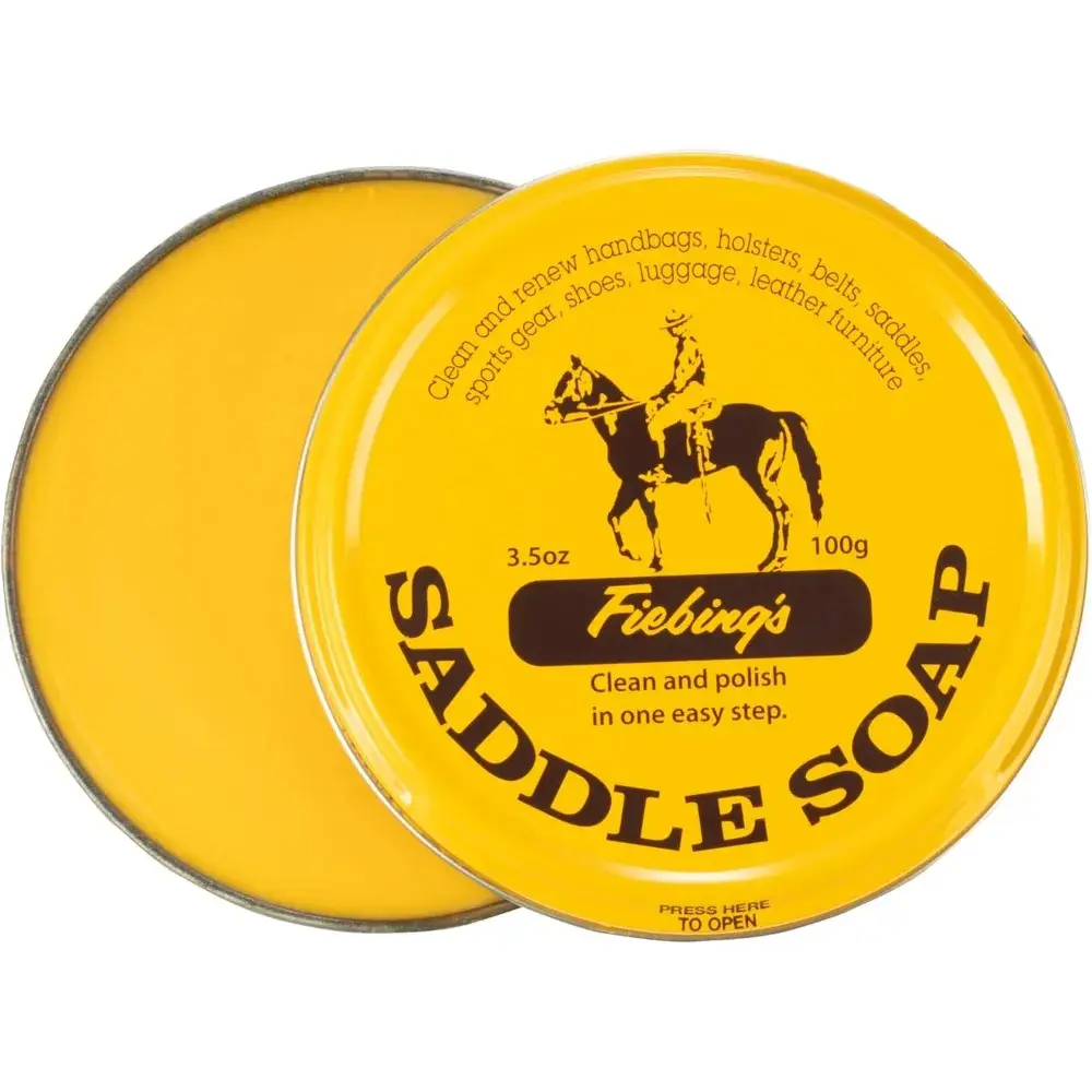 Fiebing's Yellow Saddle Soap Cleans & Lubricate Leather Made in USA 3.5oz