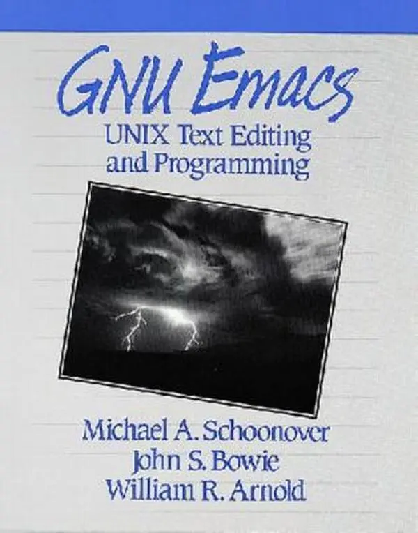 Used Literature Book - GNU Emacs: Unix Text Editing and Programming by Michael A. Schoonover (Paperback, English) - Reading Materials