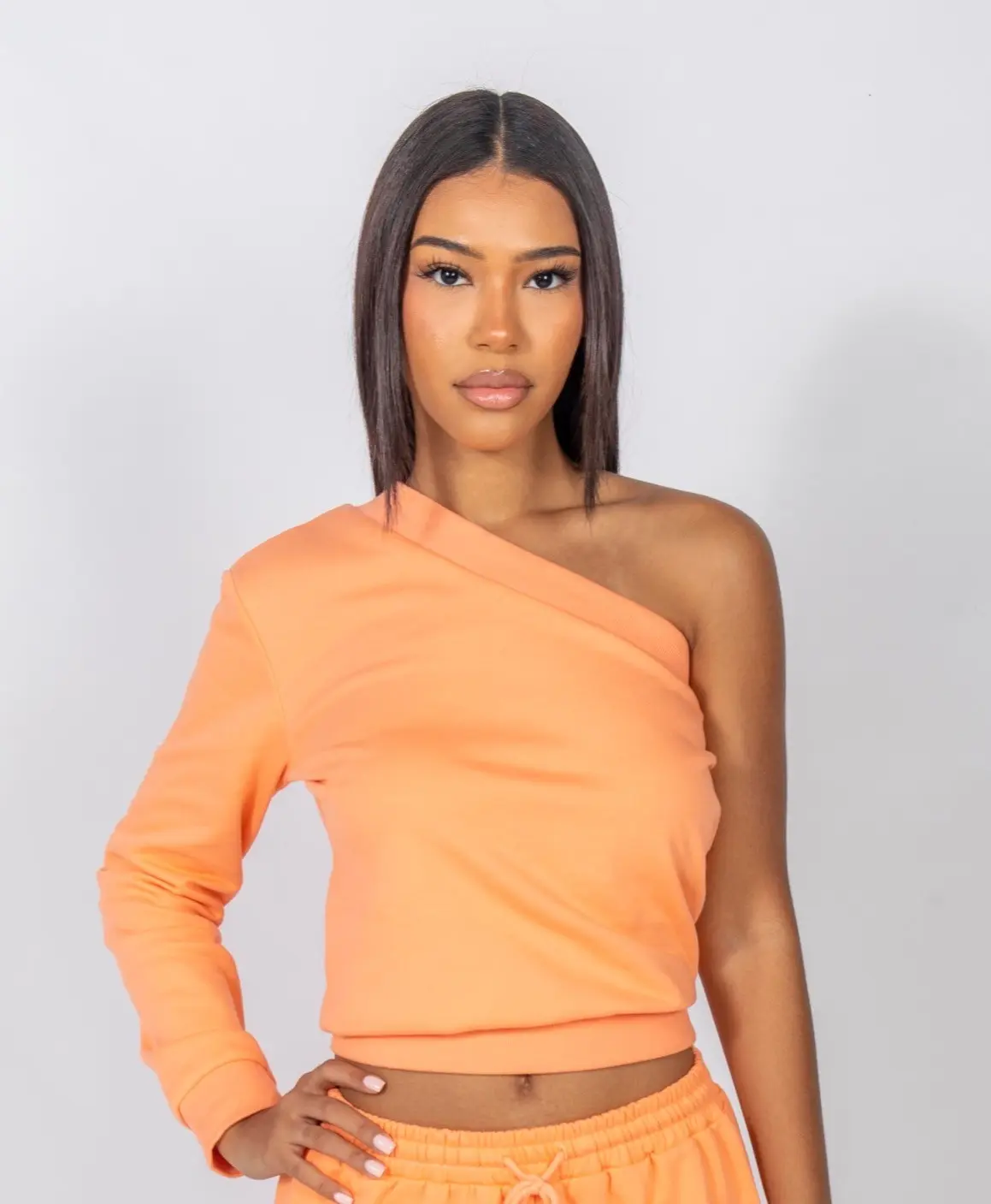 Marah Relaxed One Shoulder Sweatshirt