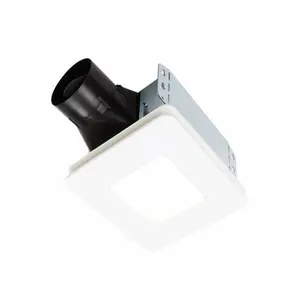 Broan-NuTone 140735 60 CFM BEL6 0.9 Sones Bathroom Exhaust Fan with LED Light, White